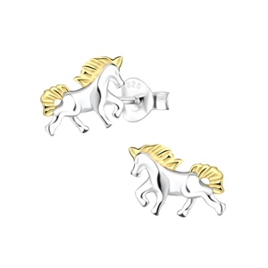 ByBirch - Ørestikkere i sølv med hest | BB212045